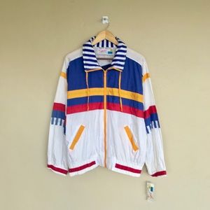 Vintage windbreaker track jacket